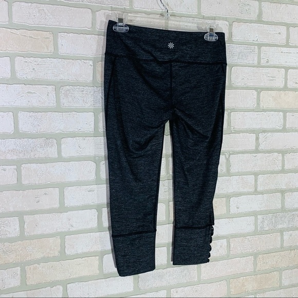 Athleta Mind Over Mat Strappy Capri Leggings Size S - Picture 6 of 9